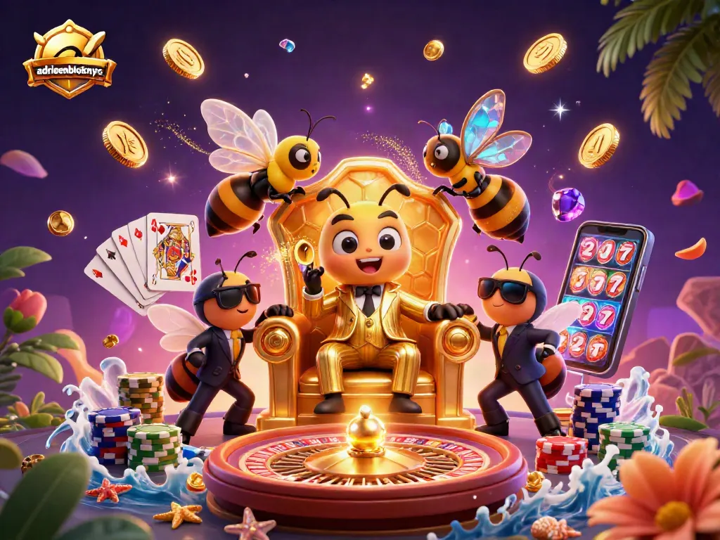 Engage in thrilling gameplay at adriaenblocknyc with bumblebee mob boss and casino elements.